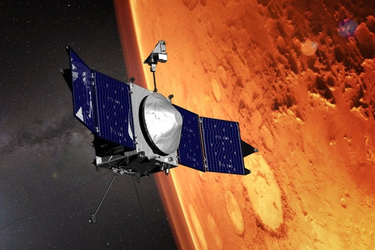 Sonda da Nasa perde contato com a Terra após passar atrás de Marte