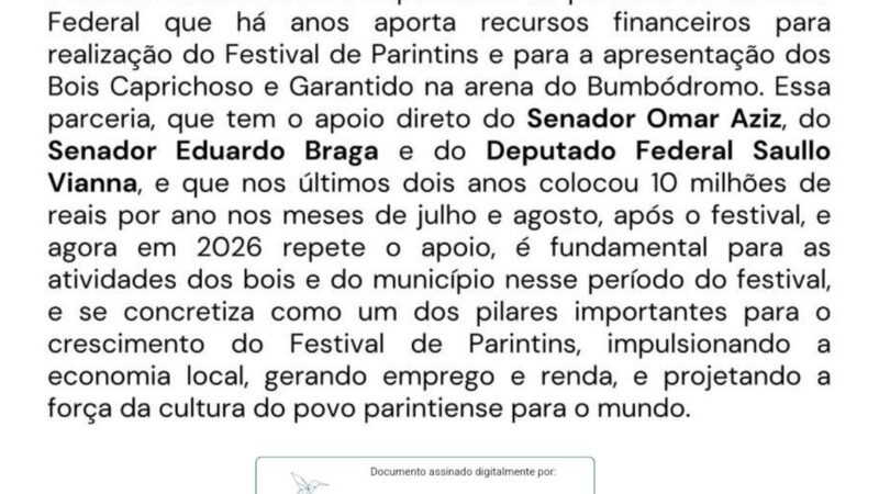Caprichoso, Garantido e Prefeitura de Parintins desmentem fake news sobre  atraso de recursos federais para o Festival