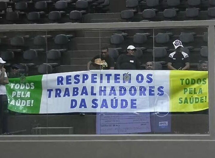 Profissionais da saúde cobram salários atrasados na volta dos trabalhos da Aleam
